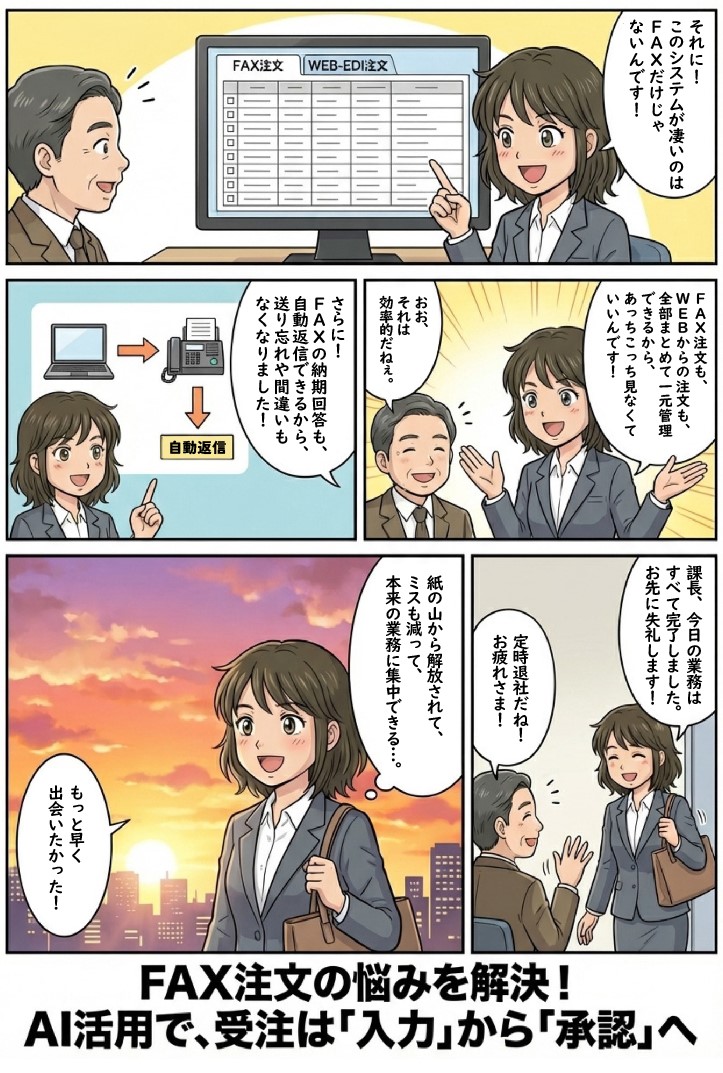 漫画 第4話：導入後の変化と効果